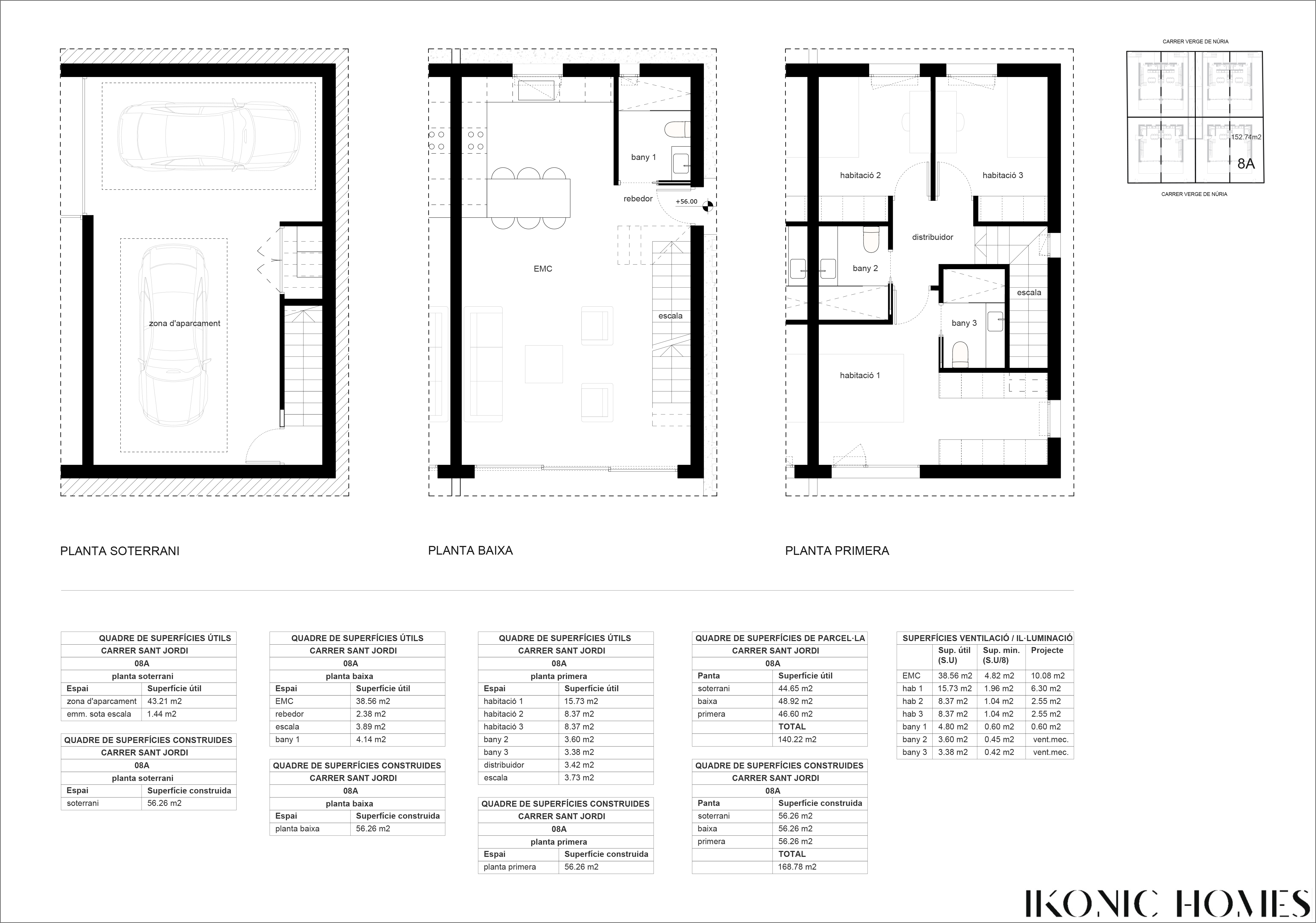 Plano vivienda 8A