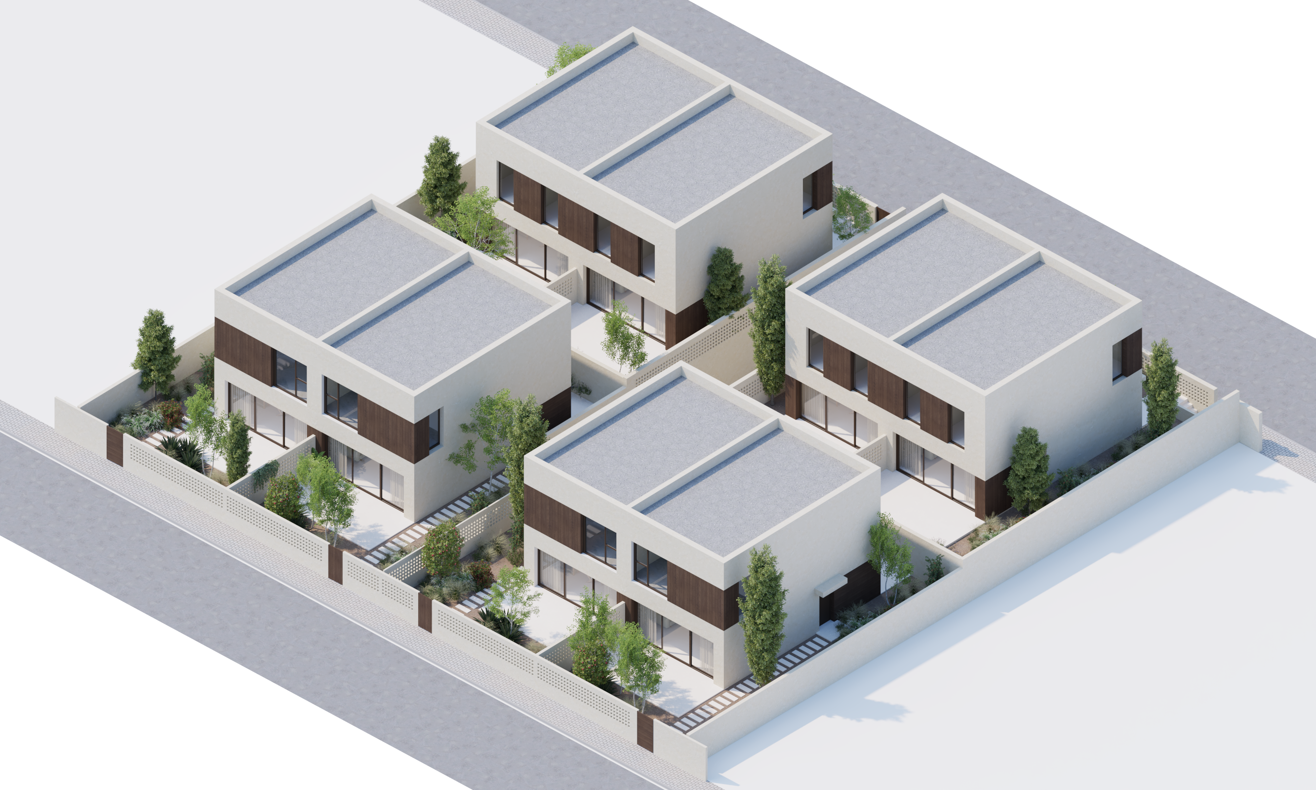 Vista aérea conjunto Sant Jordi Homes