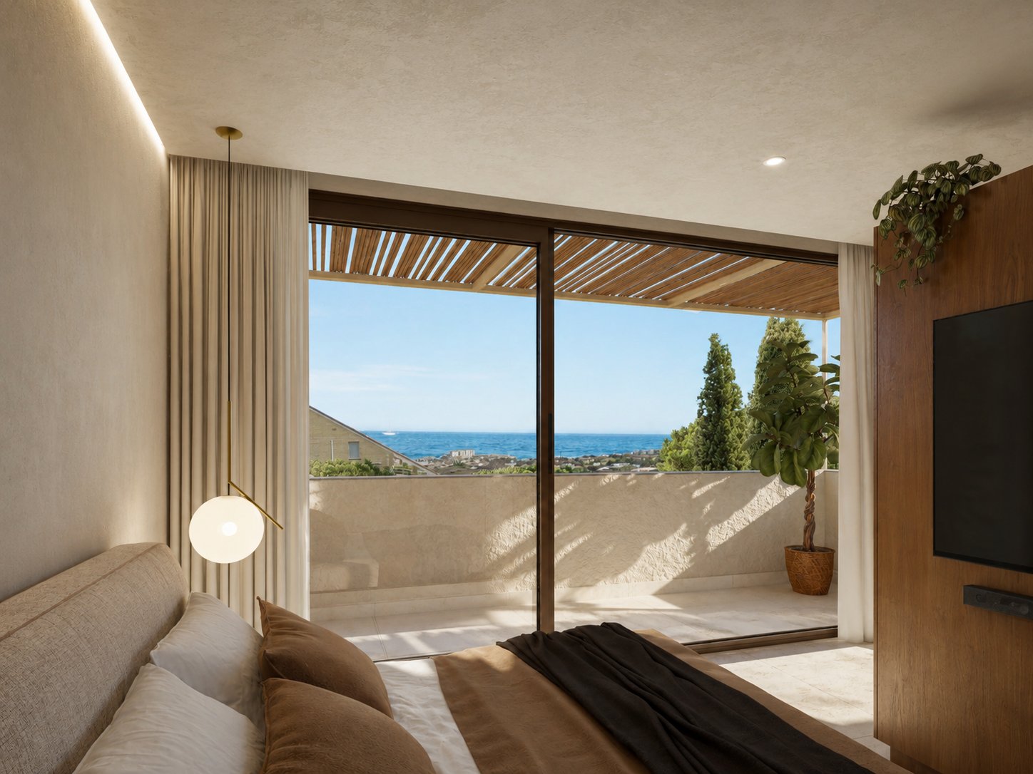 Tarraco Homes - Dormitorios con vistas al mar