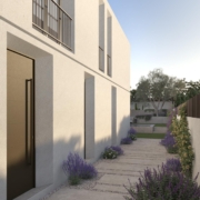 obra nueva en Alella fachada integrada Rosers Homes